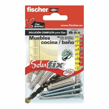 Kit de scellement Fischer Solufix 502692 Meubles Cuisine Salles de bains 17 Pièces