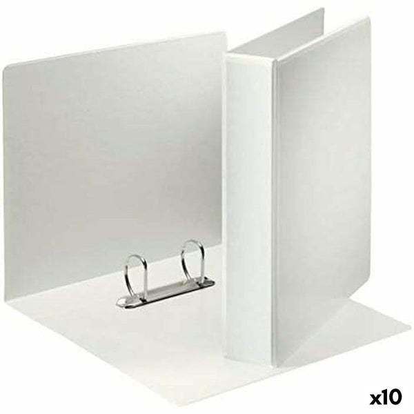 Ring binder Esselte White A4 (10Units)