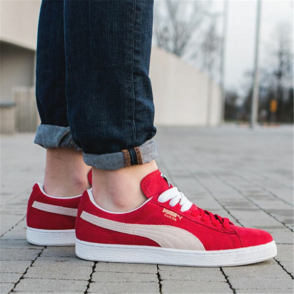 Chaussures casual homme Puma Suede Classic Rouge