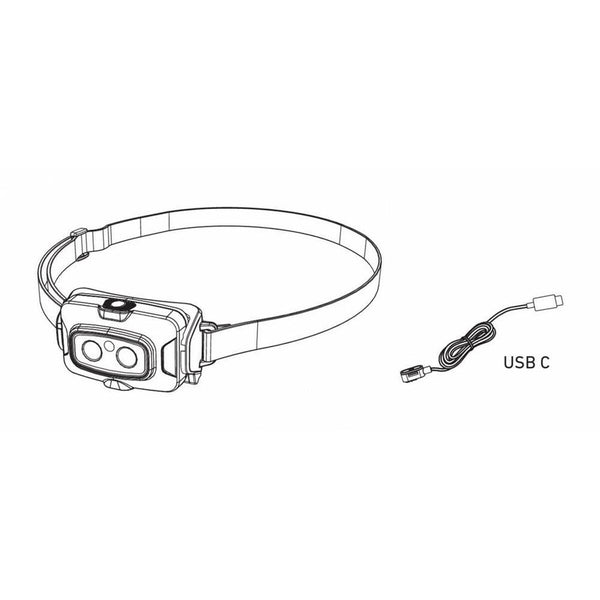 Rechargeable and Adjustable LED Head Torch Ledlenser HF4R 500 lm