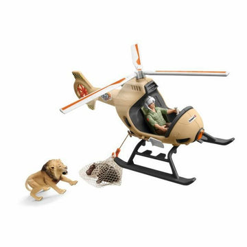 Hélicoptère télécommandé Schleich Animal Rescue + 3 ans 16 Pièces