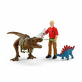Playset Schleich Tyrannosaurus Rex Attack 41465 5 Pieces