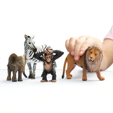 živalskih figuric Schleich 42387 Wild Life: Safari 4 Kosi Plastika