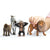 Figurines d'animaux Schleich 42387 Wild Life: Safari 4 Pièces Plastique