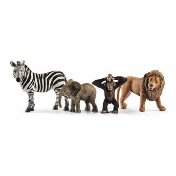 Tierfiguren Schleich 42387 Wild Life: Safari 4 Stücke Kunststoff
