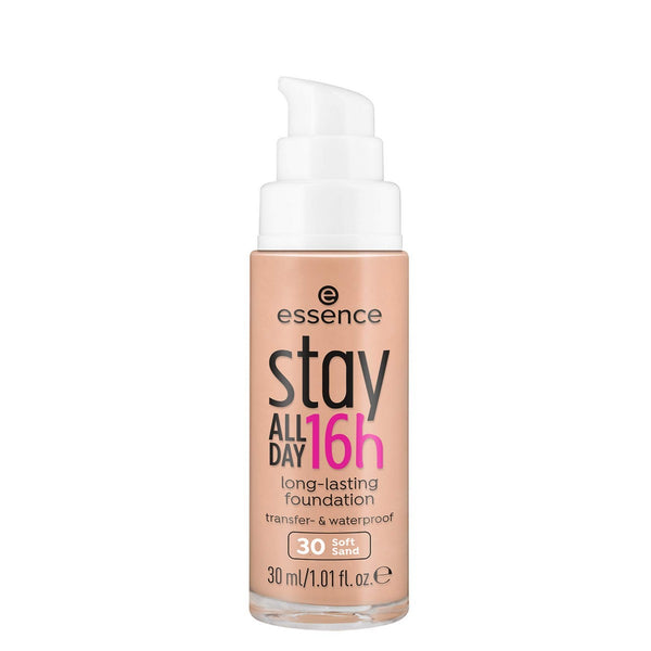 Base de Maquillage Crémeuse Essence Stay All Day 16H 30-soft sand (30 ml)