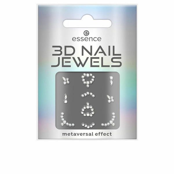 Nail art stickers Essence Mirror Universe Jewelry 10 Pieces