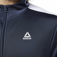 Giacca Sportiva da Uomo Reebok Essentials Linear Logo Blu scuro