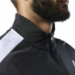 Veste de Sport pour Homme Reebok Essentials Linear Logo Noir