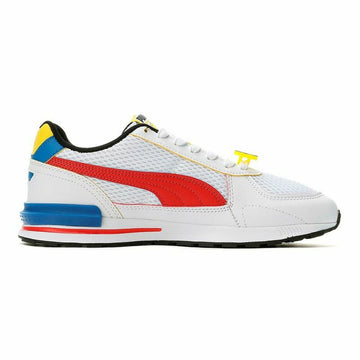 Chaussures de Sport pour Enfants Puma Graviton SMILEYWORLD Jr Blanc