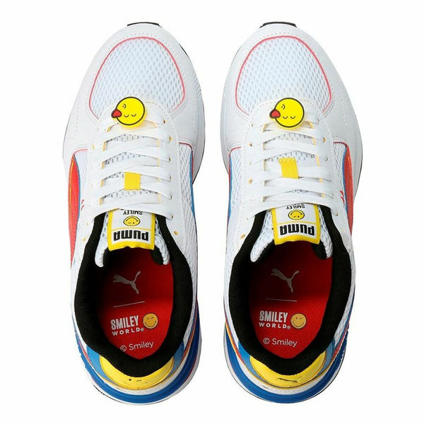 Scarpe Sportive per Bambini Puma Graviton SMILEYWORLD Jr Bianco