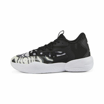 Basketball Shoes for Adults Puma Court Rider 2.0 Black Men