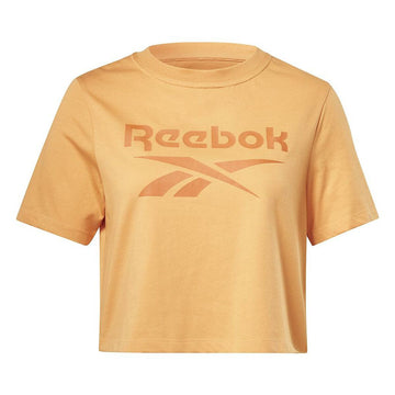Damen Kurzarm-T-Shirt Reebok  RI BL CROP TEE HT6206 Orange