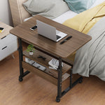 Computer Laptop Desk Adjustable Height Moveable Bed Side Writing Study Table Boo