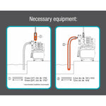 Tuyau d'aspiration Gardena G1411-20 Pompe à eau 3,5 m