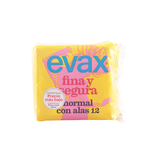 "Evax Fina & Segura Normal With Wings Sanitary Towels 12 Units"