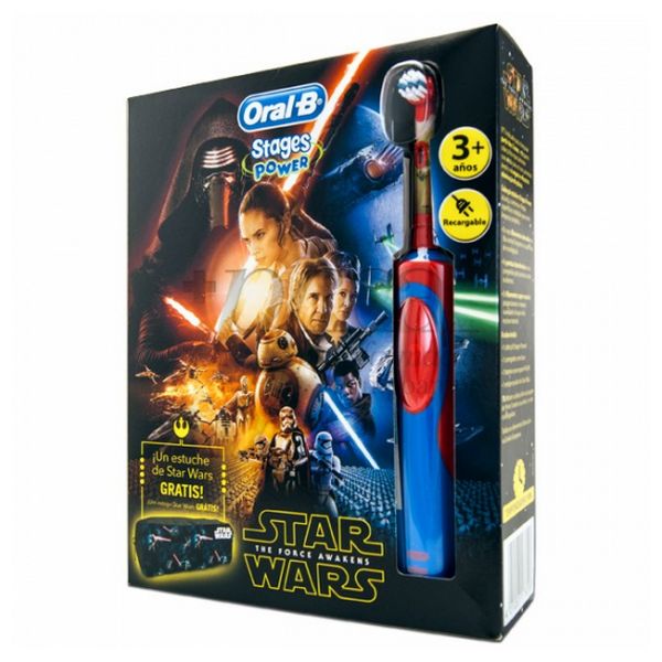 Electric Toothbrush Star Wars Oral-B Stages Power Vitality Blue Red