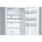 Combined fridge BOSCH Stainless steel (203 x 60 cm)