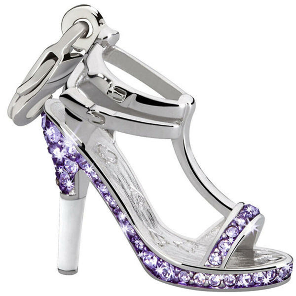 Woman's charm link Glamour GS4-19 | Purple (4 cm)