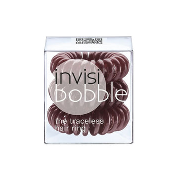 "Invisibobble Hair Ring Chocolate Brown 3 Parti"