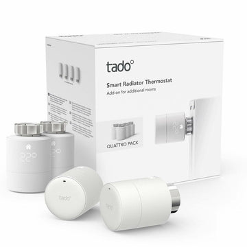 Thermostat programmable Tado Smart Radiator Thermostat - Quattro Blanc (4 Unités)