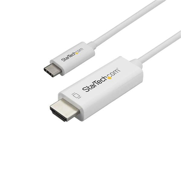 USB C to HDMI Adapter Startech CDP2HD1MWNL          White 1 m