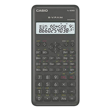Calcolatrice scientifica Casio FX-82 MS2 Nero Grigio scuro Plastica
