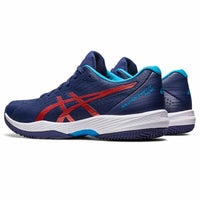 Chaussures de Padel pour Adultes Asics Solution Swift FF Bleu foncé Homme