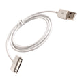 Cable USB - 30 - pin 1,0 m 1A white bulk