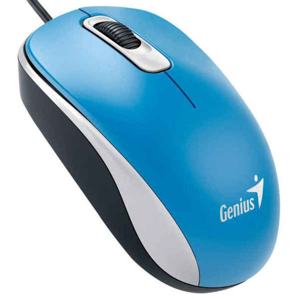 Mouse with Cable and Optical Sensor Genius DX-110 Blue