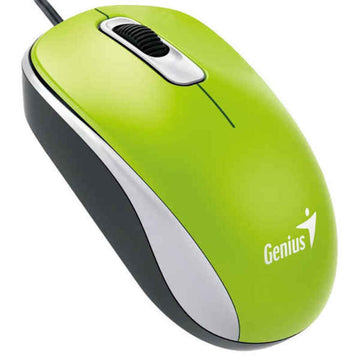 Mouse with Cable and Optical Sensor Genius DX-110 Green