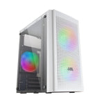 ATX Semi-tower Box Mars Gaming MC300W LED RGB White