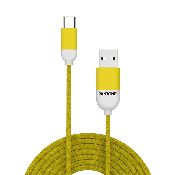 USB-C Cable to USB Celly PT-TC001-5Y Yellow 1,5 m