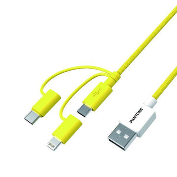 Kabel USB Pantone PT-USB003Y1 Rumena 1,2 m