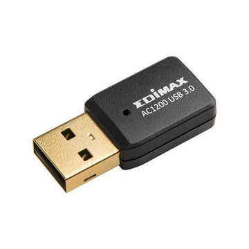 Wi-Fi Network Card Edimax EW-7822UTC AC1200 USB 3.0 USB Black