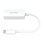 Adattatore USB C con Rete RJ45 D-Link DUB-E250 2500 Mbps Bianco