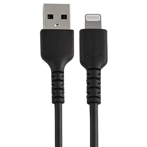 Lightning Cable Startech RUSBLTMM15CMB        Black 15 cm