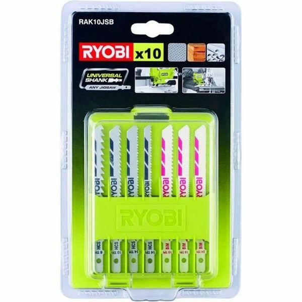 Saw Blade Ryobi RAK10JSB Jigsaw 10 Pieces