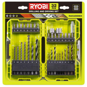 Mèches et jeux de mèches Ryobi RAK32DDMIX 32 Pièces Hex PZ pH