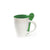 Mug with Small Spoon 149459 (350 ml) Bicoloured