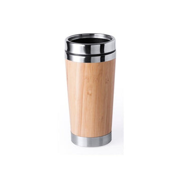Glass with Lid (500 ml) Bamboo 146170