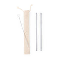 Reusable Drinking Straw Stainless steel (2 Pcs) 146282