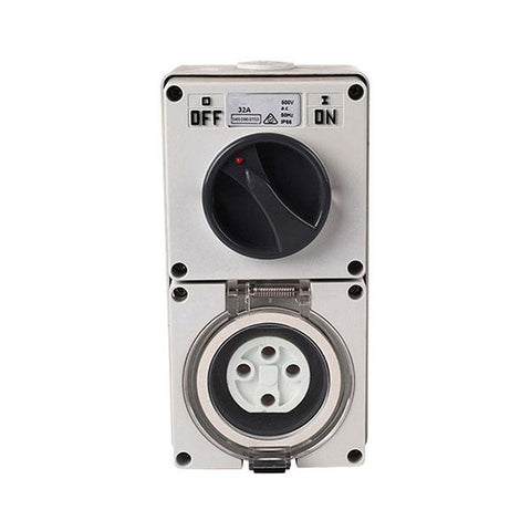 4 Pin Combination Switch Socket 500V