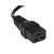 Iec C19 To Mains Power Cable 15A Black 2M