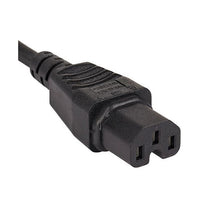 Iec C14 To C15 High Temperature Power Cable Black 2M