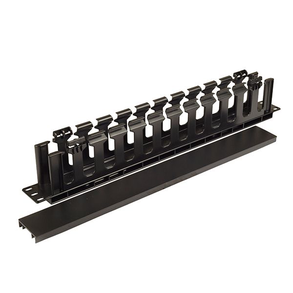 1Ru 19 Inch Cable Management Rail 12 Slot Deep