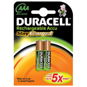 Polnjive Baterije DURACELL HR03 1.2 V AAA (2 kosov)