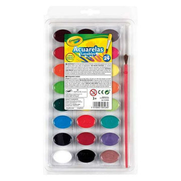 Watercolours Crayola Paintbrush (24 pcs)