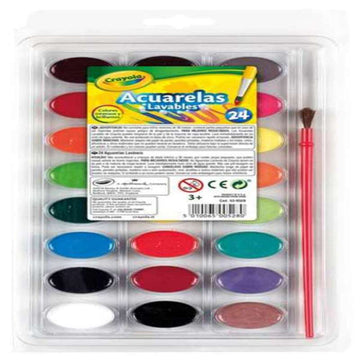 Watercolours Crayola Paintbrush (24 pcs)