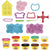 Komplet plastelina Play-Doh Hasbro Peppa Pig Stylin Set